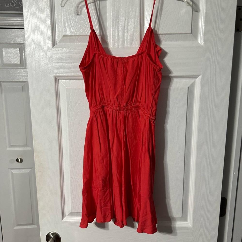 Express Ruffled Faux Wrap Sundress - Picture 7 of 12